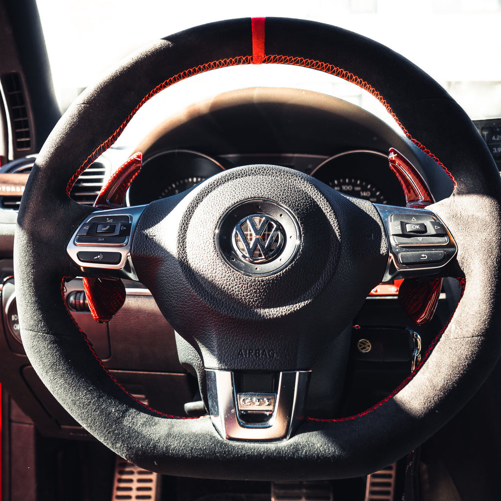 GTI Clubsport MK6 Steering Wheel Cover – DSG Paddles
