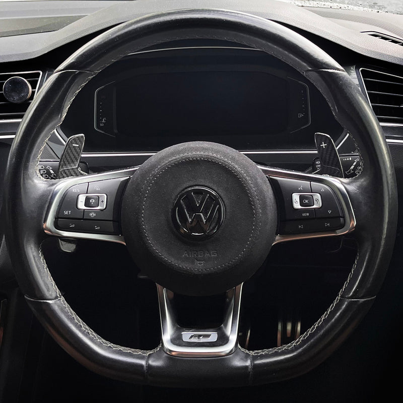 Carbon Fiber Replacement Paddle Shifters for MK7 R / GTI